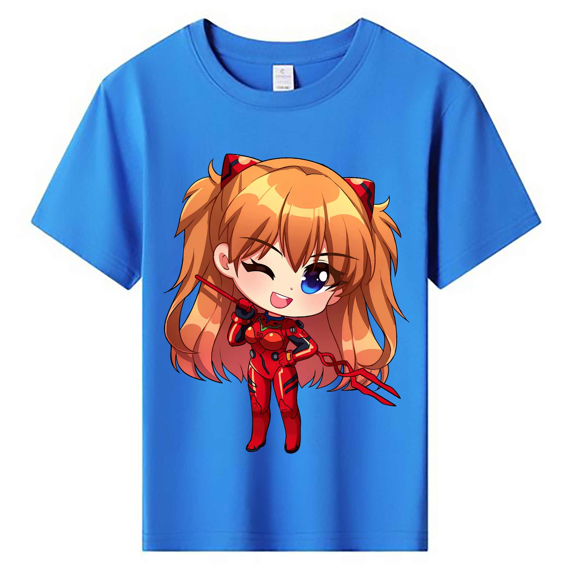 （画像用） EVA 新世紀エヴァンゲリオン 綿100％キッズTシャツ（フロントプリント）